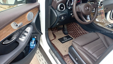 Thảm lót sàn ô tô 5D 6D Mercedes GLC 2016 - nay